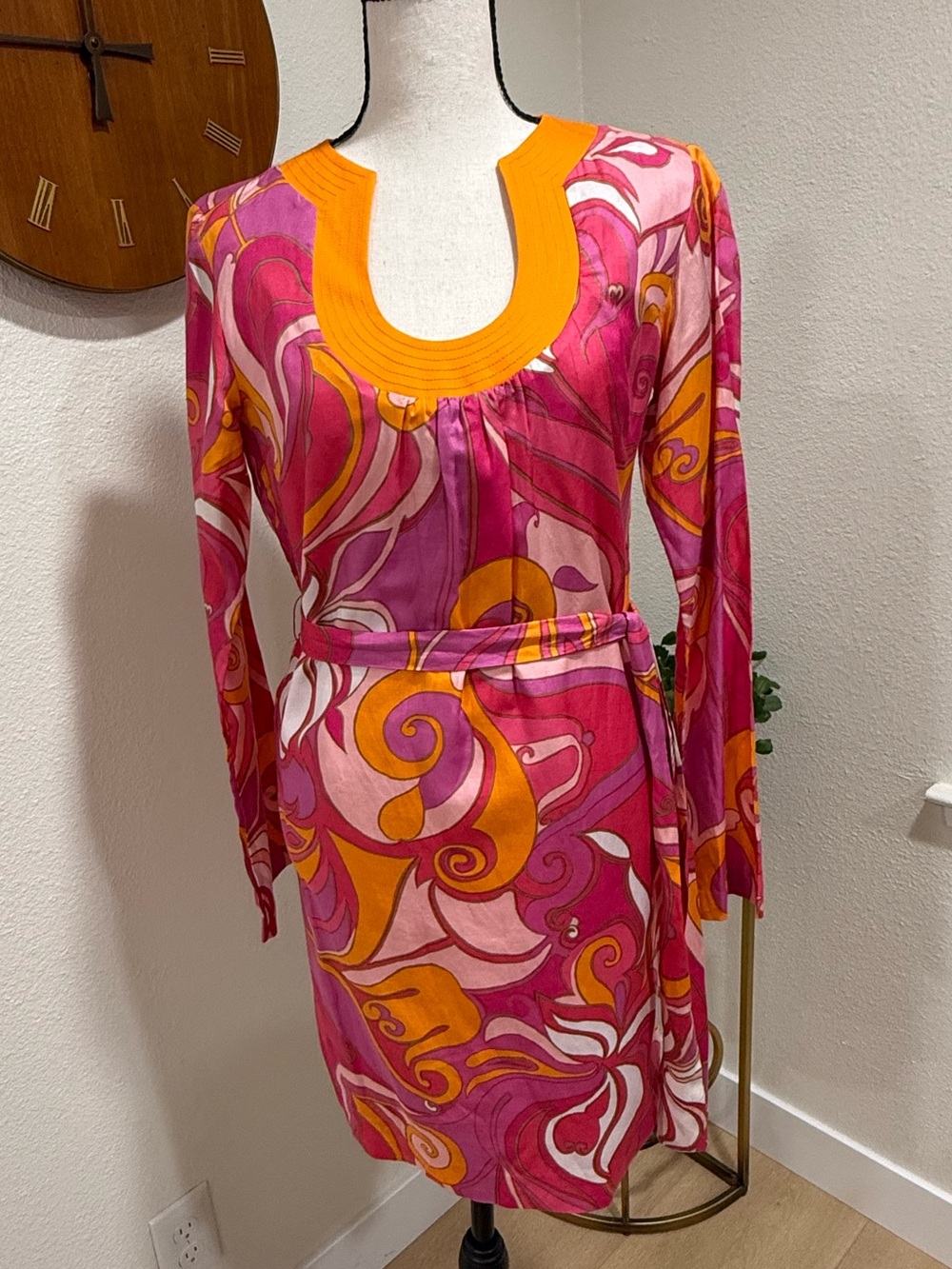 NWT Banana Republic Trina Turk 2012 Psychedelic Print Dress Size 2